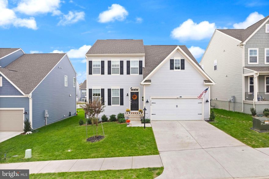 Are you searching for a new construction home but don't want to wait for completion? This nearly new home, just 1 year old, is the perfect solution! Welcome to this stunning Plymouth  Floor Plan located in the desirable Stonehaven community. This spacious two-story residence crafted for luxurious living has 5 bedrooms and 3.5 bathrooms, including a fully finished basement  The main level is designed for both comfort and style, featuring an open-concept living area that seamlessly connects the Great Room, dining area, and a modern kitchen—perfect for entertaining and everyday family living. The kitchen is a chef’s delight, complete with a range hood, upgraded white cabinetry with the Discovery II package,  Quartz countertops,  luxury vinyl plank flooring and a walk-in pantry. A large center island serves as a perfect to gather around when entertaining for family dinners.  The windows are adorned with beautiful and modern white custom plantation shutters, allowing ample light throughout the home. The upper level features 4 spacious bedrooms.  The owner’s suite is a true retreat, featuring a luxurious ensuite bathroom and a generous walk-in closet.  The walk-up basement includes a finished rec room, a spacious bedroom, and a full bathroom.  Outside, the fenced yard offers privacy and a place for relaxing or entertaining with family and friends or a play area for the kids.  The location of this home is unbeatable. Situated in the sought-after Stonehaven community in Jeffersonton, VA, this home is part of a development that has over 500 acres of preserved land along Route 621 and a 240-acre preservation buffer along the Rappahannock River. Enjoy the convenience of being just minutes from Old Town Warrenton and downtown Culpeper, with easy access to local wineries, breweries, fine dining, and medical facilities. Nature enthusiasts will love being only 30 minutes away from Shenandoah National Park. Future community amenities will include a clubhouse, swimming pool, tennis courts, trails, and a tot lot. Upcoming retail shopping and dining options, including a small grocery store, will further enhance the convenience and appeal of this vibrant community. See the documents section for more information. Builder warranties convey.