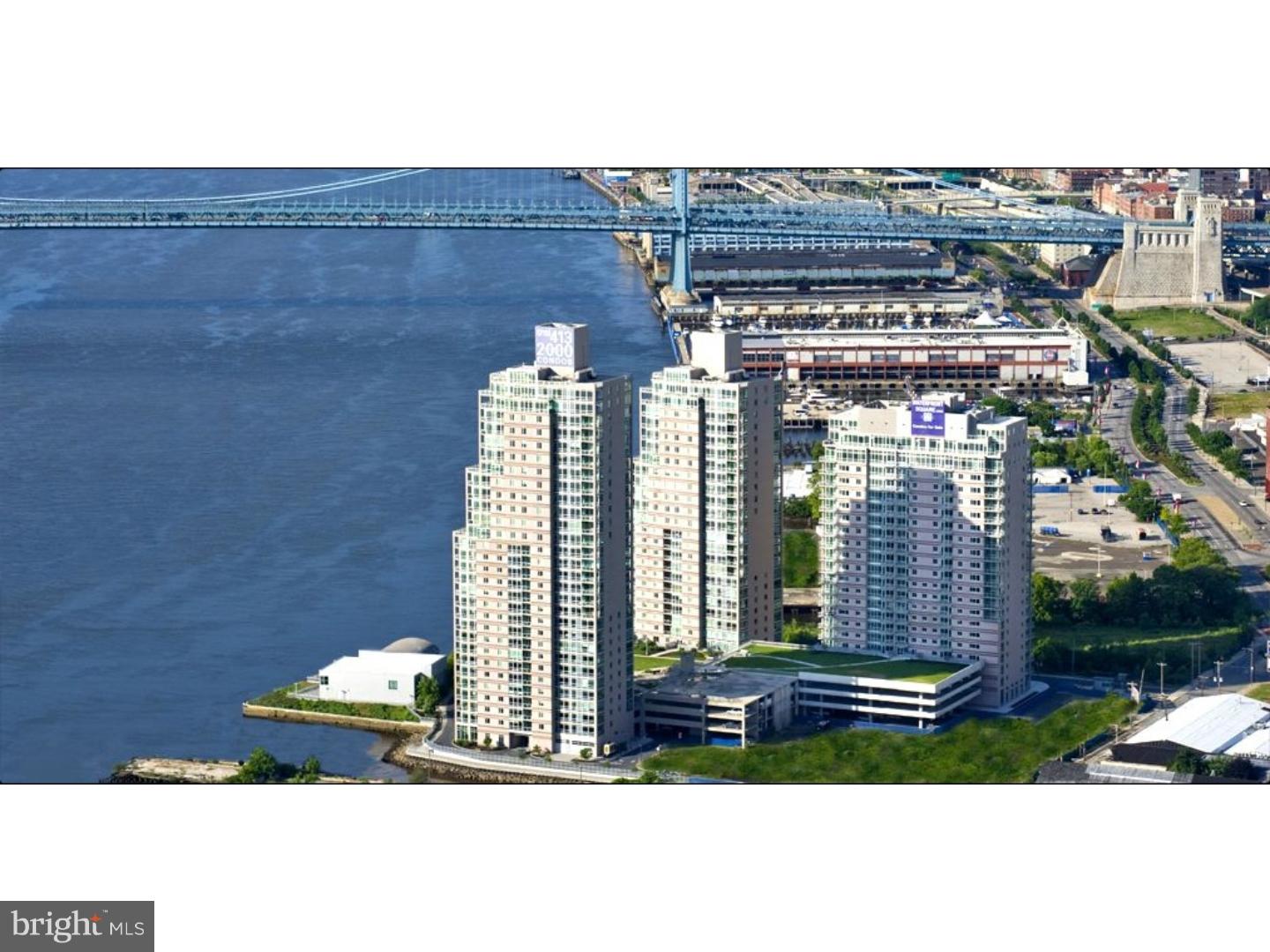 This one will NOT LAST!!! This beautiful 1 bedroom, den, 2 bath condo with valet parking (one parking spot) has complimentary guest over night parking, a custom walk-in closet, laundry unit and in within the pet friendly Reef Tower at Waterfront Square. This home has stunning floor to ceiling windows in living room and bedroom & amazing panoramic views of the Ben Franklin Bridge, Delaware River and Center City Skyline that can be seen from your own private balcony. This home with custom finishes and upgrades gets natural sun light all year round and has UV-shades that are energy efficient for the summer(additionally there is minimal heating costs). The amenities are absolutely incredible with 24-hour concierge and front gate attendant, shuttle service to and from Center City, a 12,000-square-foot fitness facility with a spa, sauna, steam-room, Jacuzzi, an indoor 25-meter swimming pool, a resident clubhouse with over-sized river deck, outdoor common parks and gardens, and on-site dog parks. Storage space available for additional cost (120 per month). This home has everything, and has been designed with every imaginable detail.