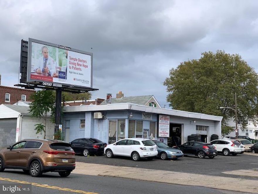 Rare opportunity to own corner property commercial real estate on a busy intersection with maximum exposure.. Property may have many potential uses.  Active Auto repair shop.  Building and business are for sale.  The billboard sign on the property generates $2300 per year additional income. Seller is ready to retire!!!