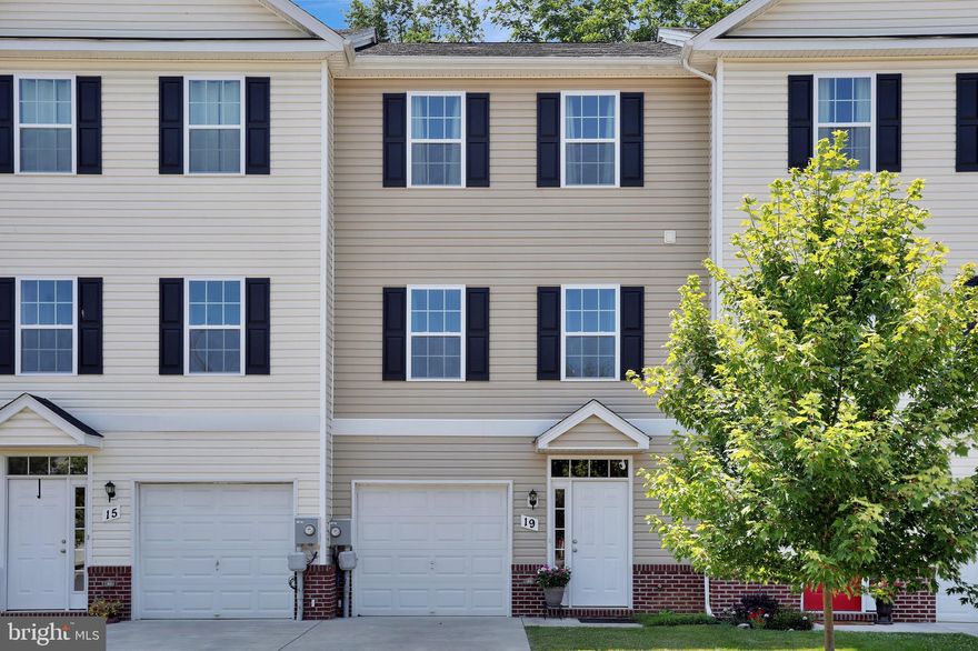 No Need to Wait for New Construction - This Immaculate, 2017 Built Interior 3-Level Townhouse just 1 Mile Outside the Town of Shepherdstown is the Perfect Choice!  Entry Level: Bedroom #4 & Full Bathroom #3 with Walk-Out to Rear Yard & Covered Concrete Patio and 1-Car Garage Access .  2nd Level: Open Layout - Kitchen with Center Island & Dining Area with Rear Deck Access, Spacious Living Room, & Half Bathroom.  3rd Level: Master Bedroom Suite with Attached Full Bathroom, Bedrooms #2 & #3, Hall Full Bathroom #2, and Laundry in Hallway Closet.  Excellent Location for Commuting - Just 10 Miles to I-81, 8 Miles to Route 11, 5 Miles to Route 9, 12 Miles to Route 340, & 1.4 Miles to Shepherd University.