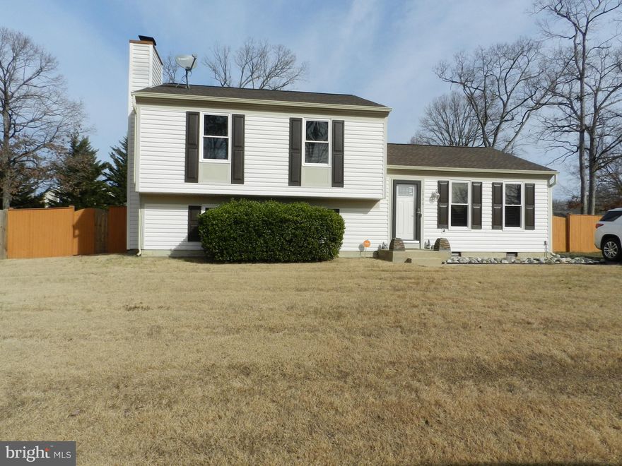 Beautifully maintained home with upgrades. This beauty offers 3 bedrooms and 3 full baths. The master bedroom has it's own bath with shower. Never worry about carpet cleaning because there is none.  All of the bedrooms feature ceiling fans and gleaming hardwood floors. Newer roof, updated kitchen with granite countertops and stainless steel appliances. Finished lower level with vinyl plank flooring, full bath, laundry and utility closet. During warmer months enjoy family cookouts and outdoor play in this incredibly large, level and fenced in backyard with a deck. There is also a shed to store lawn equipment, bicycles etc. This is the perfect starter home or home for someone down sizing. It's move in ready and just waiting for you! Nearby shopping includes Charles County Mall, Costco, Walmart, Target, BJ's and so many eating establishment's  Cheddars Scratch Kitchen, Bone Fish Grill, Carolina Kitchen, Mad Cow Grill, Chic-fil-A, McDonalds and many many more.