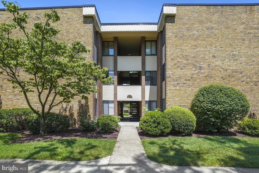 Wonderfully sited with courtyard views, this spacious premium 2-Bedroom, 1.5 bath condo at Americana Finnmark checks all the boxes. Numerous updates include thermal replacement windows and sliding door to balcony, white kitchen with granite counters, recently installed Samsung front-loading washer and dryer, sparkling modern baths combined with mid century modern features such as exposed brick, wood parquet floors, capacious sunken living room and ample closet space. Condominium amenities include outdoor pool, tennis courts, outdoor grilling areas, playground, car wash area, free surface parking for residents, beautifully landscaped grounds and much more--all conveniently located right next to the Forest Glen METRO Station.  Condo fee includes all utilities except for phone-cable-internet.  Americana Finnmark  pet policy allows 1 dog  weighing 25 lbs or less OR 2 cats.