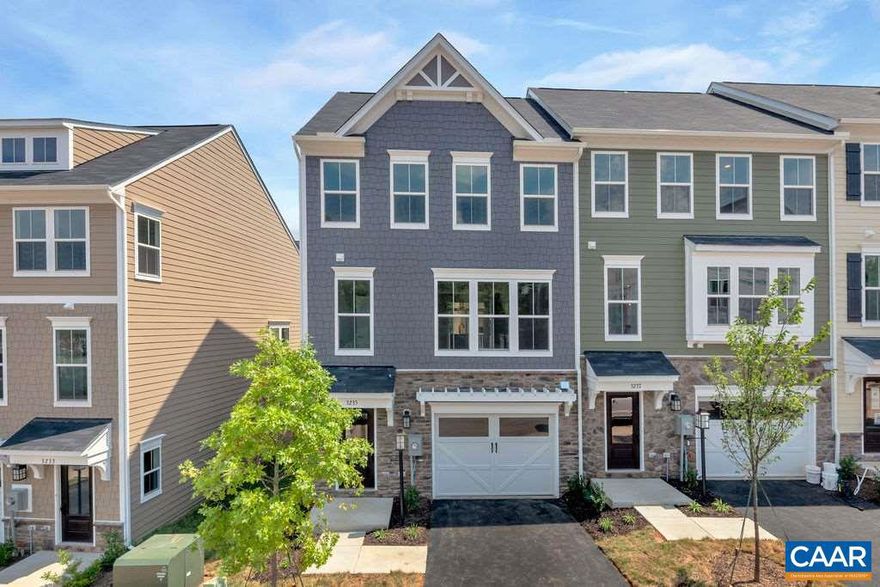 BRAND NEW, MOVE-IN READY HOME! Located just minutes from the Downtown Mall, this home offers beautiful, designer inspired finishes. The effortlessly open floorplan has a spacious galley kitchen which leads to an outdoor deck that is perfect for an evening of entertaining friends and family. Soak up the Carter?s Mountain views from the rooftop terrace or while playing with your dog in the neighborhood dog park. Enjoy a weekend complete with a dinner and a movie at 5th St. Station, conveniently only a mile away! Actual Photos.,Maple Cabinets,Quartz Counter,White Cabinets