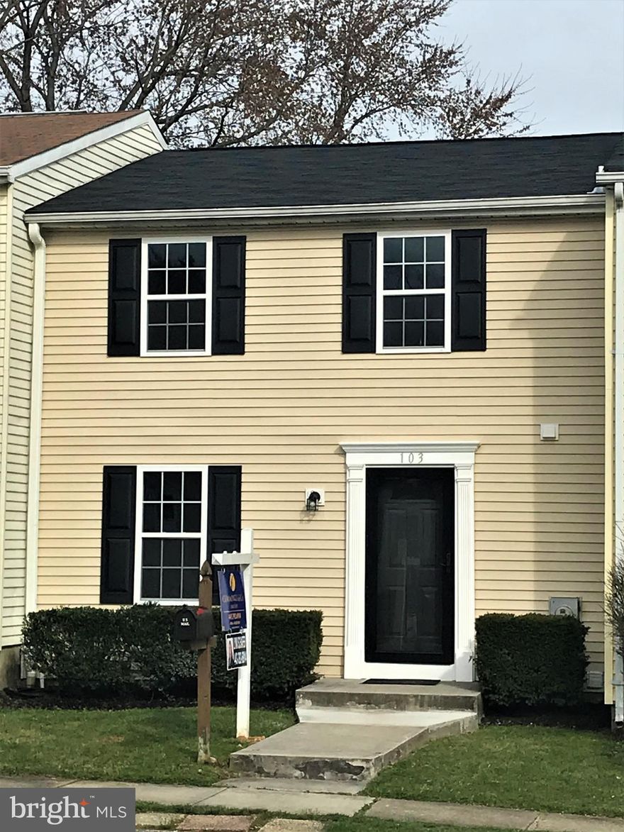 Must see this updated townhome with an open floor plan in Seven Courts!   kitchen includes stainless steel appliances and quartz countertops.  kitchen opens to spacious family room, and dining area, wideplank hardwood floors throughout.  just off the family room, you will find a powder room, and laundry room. Step through your sliding glass door onto your rear deck.  Upstairs you will find the master bedroom,  with full en suite bathroom.  there are two additional bedrooms, and another full bath.  the basement is fully finished, and includes a full bathroom, and room for storage.  Replacement windows, New siding, New kitchen appliances, carpet and flooring.