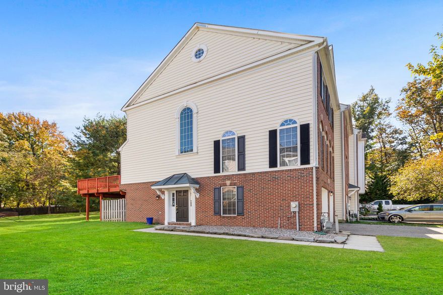 Price Improvement!  Welcome home! Rare find located in sought after Crofton Manor community! Stunning 3 level end unit townhome with spacious floor plan featuring 3 bedrooms, 3 full baths, one 1/2 bath and 2 car garage!  New carpet throughout! Entry level with cozy family room and gas fireplace.  Additional room perfect for your home office and an added bonus of a full bath!  Kitchen with double oven, gas cooktop and hardwood floors.  Separate dining area leading to large deck, perfect for entertaining!  Spacious sun filled living room with beautiful floor to ceiling arched windows.  Upper level offers large primary bedroom with vaulted ceilings and walk in closet.  Primary bathroom filled with natural sun light, sunken tub, separate shower and double sinks.  Additional full bath with tub/shower and double sinks.  Excellent location inside the Crofton Triangle.  Walk to Crofton Middle and Crofton High!   Easy access to major commuting routes, shopping and dining.   Just 15-30 minutes to NSA, BWI, Annapolis, Baltimore and DC.   This one won't last long!