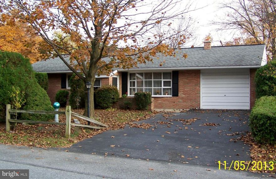 This all brick ranch home includes a half bath in the master bedroom. The basement is finished with a laundry area and an outside entrance. The dining area has a sliding glass door leading to the patio and a large back yard!
