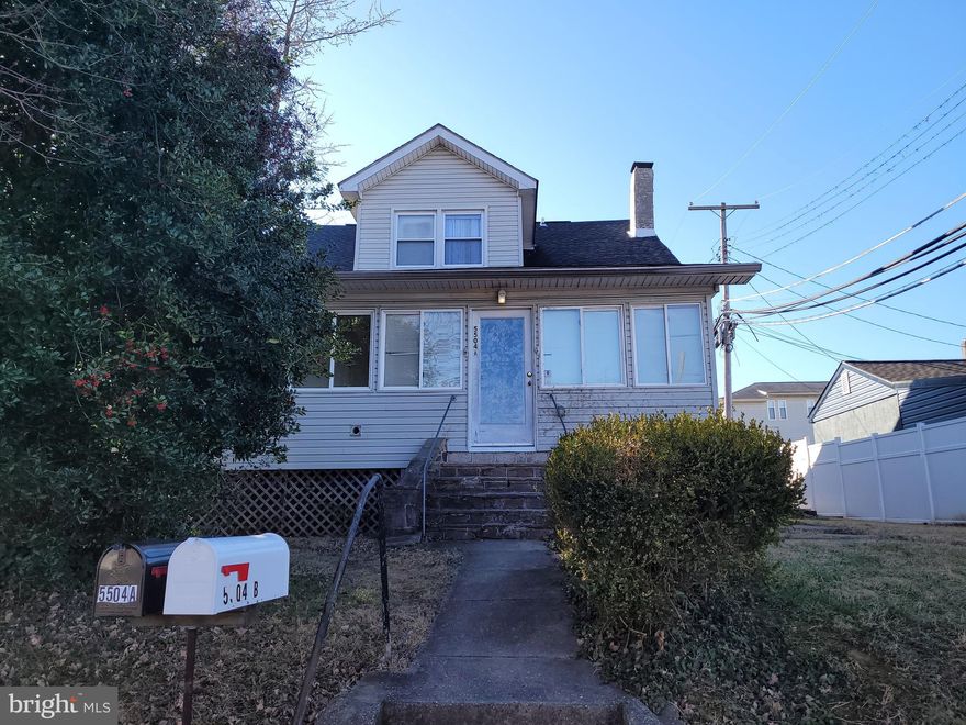 A beautiful large duplex, In Arbutus directly across the street from the movie theater.  Both units are separate metered, Lead Free and have newer central Air units. Live in one side and rent the other to help with cost.   Home offers  roof that is less than 10 years old,  a front yard with on street parking, small side yards, and a large semi-fenced backyard with a 4 car parking pad. 
Unit A: This is a gorgeous 2 story unit. 3 beds and 1 1/2 baths. It is renovated with an open floor plan.  see through the sitting area through the living room to the beautiful kitchen/ dining room area. Large Kitchen features stainless steel appliances, a large peninsula countertop with seating, ceiling fan, lots of cabinets, and a dining area with an electric/gas fireplace. Upstairs  master bedroom  is completed with two large closets and master bathroom access.  two smaller bedrooms are across the hall. The master bathroom has beautiful tile floors, a large vanity area with 2 sinks, hanging light fixture, large mirror, jacuzzi tub, and a separate standing shower. 
Unit B: Is 2 bedrooms and 2 bathroom unit, one bath on each level.  this a cute unit with 2 ground level access points and 1 basement door. the ground level has a master bedroom that leads to a sunroom/laundry room, a front room that can be used as a second bedroom and a full bath. the basement has a full bath, living area, cellar room access, and a living room area.  unit B is currently Leased