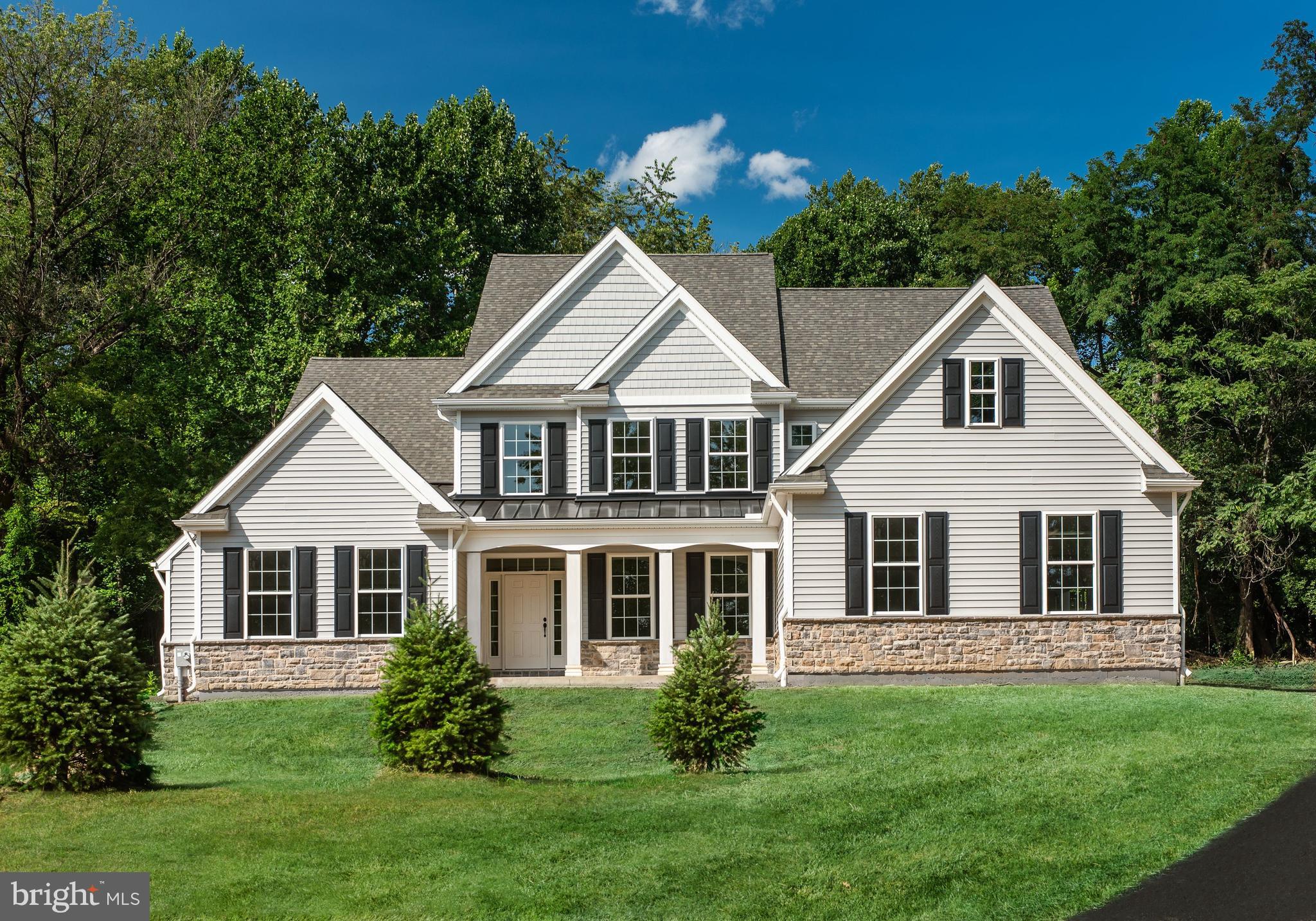 Quick delivery home located at 255 Glen Mills Road. Two new homes by Westfield Construction Company renowned builders of over 1,000 homes in Delaware & Chester Counties (Edward Walsh & Matthew Walsh) Great opportunity to be on over 2 acres backing up to the third fairway of Glen Mills Golf Course. The award winning Hamilton model by McIntyre & Capron Architects has many outstanding features and the first floor plan is perfect featuring a first floor primary suite with luxurious primary bath. Spacious foyer, Formal dining room, study with built-ins, Family room with vaulted ceiling and gorgeous windows, gas fireplace and built ins on each side of the fireplace. Fabulous custom kitchen by Century Kitchens of Malvern. Generous appliance allowance & quartz counter tops. Rear Entry mud room and laundry room, butler's pantry with quartz top. The second floor is the perfect layout! 3 additional bedrooms one with an ensuite and one Jack & Jill. 3 car garage, walk out lower level daylight basement. The perfect location within the acclaimed West Chester Area School System. Rustin High School.
