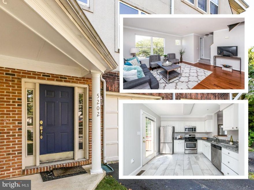 Wonderful townhome in ideal location within the gated Villages of Homeland where you can enjoy the perks of the pool, exercise room, lawn care, &snow removal! Bright and open living room with new flooring installed in 2016. Updated kitchen with stainless steel appliances (2015) leads to large back deck, re-stained in 2019. Convenient main floor half bathroom and laundry. Master bedroom with own full bathroom and 2 more bedrooms with additional full bath on third floor. First floor makes a great family room with gas fireplace, half bath, and access to rear yard. Convenient 1 car garage. New A/C, New water heater, & New furnace installed in 2017. Freshly painted and new carpet throughout - just move-in and enjoy!