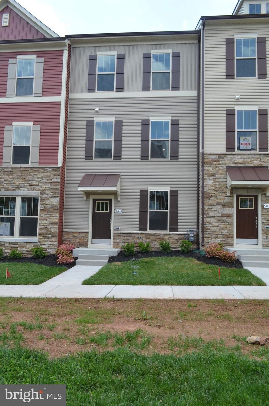 Three years new Luxury 2-car garage townhome ready for  Move-In with everything you want in a home!! This beautiful house with entry level private Study/Home office w/ full bath . total 3 bedrooms and 3.5 bath , 10 x 18 composite deck with privacy WALL, located in the desirable new Harrington Terrace Community. Historic Downtown Frederick-- and all the dining, shopping, art and culture it has to offer--is only a few minutes from your front door! Credit score 700+, great employment and rental history.