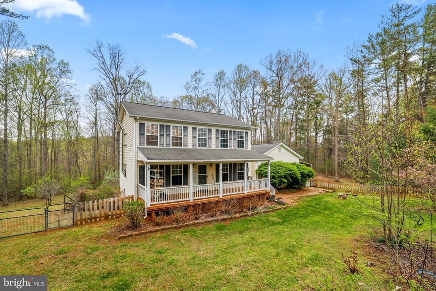 You will not want to miss this amazing opportunity in Riverbend Estates Culpeper on 5 acres. This home features 3 bedrooms and 2 full and 1 half bath. Main level features hardwood floors, living room with wood stove, dining room, family room, kitchen, laundry and half bath. Upper level features hardwood floors  3 bedrooms and 2 full bathrooms. Finished lower level family room with walkout. 2 car garage. Fenced yard. Separate car port and shed. HVAC 2020. Home needs updates and is sold AS IS. Come fall in love.