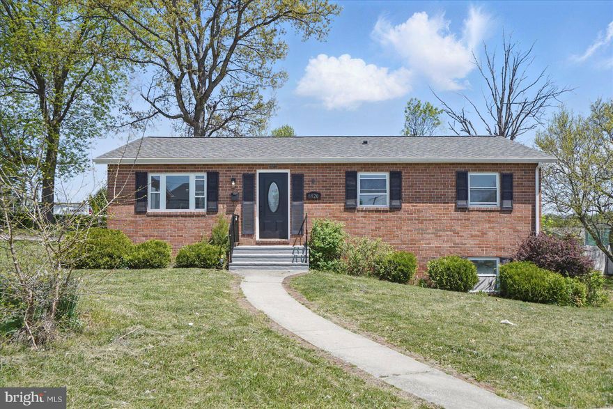 Welcome to this beautifully renovated 4-bedroom, 3-bath rancher on a spacious corner lot in Lochearn! Thoughtfully redesigned with an open layout, this home features a fully permitted rear addition that expands the kitchen and living area—perfect for modern living. The main level offers two generous bedrooms and two full bathrooms, while the fully finished basement adds two additional bedrooms, a large rec/family room, a third full bathroom, and a convenient walkout to the backyard. Enjoy outdoor living with a large yard, plus a private 2-car driveway for easy parking. This turnkey home combines style, space, and function in a prime location!