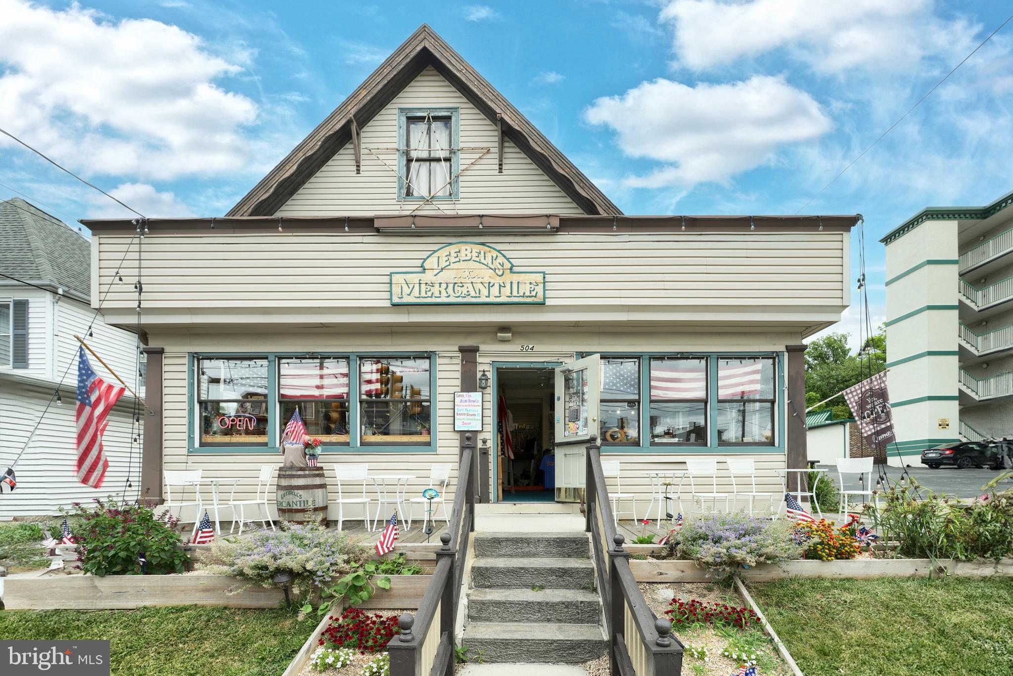 Incredible location! In the heart of Historic Downtown Gettysburg Tourist District. This Landmark Building features a 1450 Square Ft. Store Front, with glass display case, check-out counter, full bath, natural gas, central air, victorian bump-out display windows, & updated flooring. 2nd story offers 2 apartments, Unit #2 features 2 bedrooms, full bath, living room, dining area, and kitchen with appliances. (Currently on a month to month lease ). Unit #3 is a one bedroom efficiency with a full bath, and kitchen appliances. (Currently available). Building has rear storage room, Full basement and separately metered electric. Building is nearly maintenance free with brand new (2021) 35 year architecture shingles & vinyl siding. This is large lot with a rear yard and beautiful private paved parking lot with 5 spaces, (Driveway entrance features it own red light for easy ingress /egress) Ownership pride shows throughout Schedule today!