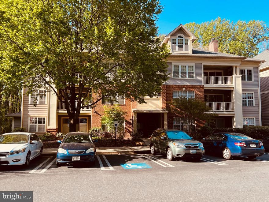 HVAC in one-year old. Nice and quiet neighborhood. Non assigned parking.  Unit on 2nd floor and back to woods. Spacious two bedrooms and large living area to the balcony. Wood floor in dining area. Washer and dryer in unit. Convenient to Fields Road elementary school, Muddy Branch shopping center, Rio center and freeway.