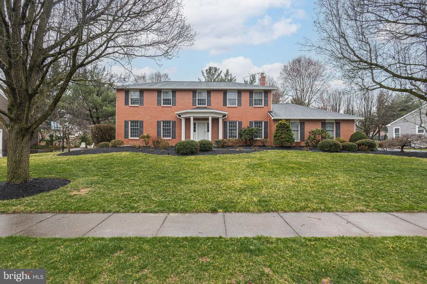 Welcome to this lovingly cared for and thoughtfully upgraded  home in the wonderful Wynnewood neighborhood. Arriving at 649 Teich Dr , you’ll have noticed the large lots, wide streets along with sidewalks on both sides that grace the neighborhood and enhance the already substantial curb appeal of this stately, colonial brick home.   With new roof and gutters, upgraded brick on the front and garage side of the home,  newer high end insulated vinyl siding, newer Pella  exterior doors and  Andersen storm doors, all replaced  Anderson windows throughout, the notable care is not only pleasing to the eye, but offers peace of mind to the new homeowner.  Mature landscaping and a newer bluestone  walkway lead you to step into the 2 story foyer with dramatic turned staircase.  This owner has chosen to use the original living room for their large family meal gatherings so don't be confused by the dining table in that space.  The original dining room with a beautiful triple bay window shows today as a gathering room while the huge family room, directly off the kitchen, enjoys multiple focal points  The triple atrium doors bring in the beautiful southern exposure light and lead to the terrific Azek Timber Tech deck.  Or cozy up to the gas fireplace and invite a crowd as there's room for all! 
The kitchen is another highlight with quartz countertops, gas cooktop, double electric ovens (one is a convection oven), an abundance of carefully designed cherry cabinetry and a fabulous breakfast area. The magnificent sunroom addition off the kitchen, presently a 3 season room, has been fully insulated and could easily become year round space with the addition of a mini-split.  With the light and breeze from 5  Velux solar skylights with remote open/close and rain sensing auto close, and views of the beautifully planted yard beyond, this will be yet another favorite happy place.. Even the laundry/mud room has been customized as an oversized, flexible area where the updated powder room, huge organized storage closet, large work or cubby area and direct access to the side driveway  as well as the garage.  There is a terrific storage area above the garage  where newer drop down stairs  create easy access.
Heading upstairs, 3  big bedrooms offer each occupant a large private space, generous closets and the full updated hall bath .  The primary suite enjoys its own remodeled bathroom, ample closets, abundant living and sleeping space and enjoys a substantial and completely  private portion of the 2nd level for the homeowner(s) to enjoy.
The full basement has been partially finished and includes a  convenient ½ bathroom and 3 finished areas where work, play and additional living space are readily accommodated.  In addition, the large unfinished, dry storage/ utility area combines to add substantial, usable square footage and enhance an already fantastic and spacious home.  Note there is a  2nd AC zone assuring  efficiency and a cool night's  rest.
Outside, relax on the gorgeous large deck where you can overlook the expansive yard with beautifully planted gardens, mature trees, and large play area.  With just one owner and 41 years of loving care, this is a home and location you'll be proud to call your own.   Within 10 mins of all the main commuter routes as well as the Trenton and Yardley stations in the highly regarded Pennsbury School District, both the elementary and middle schools are  within 3 minutes.  Don't miss out.  Floor Plans are at the end of photos.