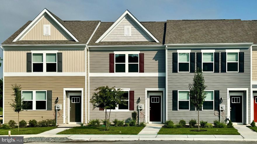 Discover a new home under construction at 1320 Sugarplum Lane in Salisbury, MD located in the Heritage Trace community. This two-story interior Jefferson townhome offers an open-concept floorplan with three bedrooms, and two and a half bathrooms. 

The first floor is spacious with a large, thoughtfully designed kitchen with stylish gray cabinets, granite countertops, stainless steel appliances, a storage closet and a peninsula island with space for seating. The kitchen is open to the living and dining area providing your ideal space to entertain. The first floor also offers a powder room. 

The second floor has three large bedrooms, each with plenty of closet space, a hall bathroom, a linen closet and a laundry closet with a washer and dryer included. The owner’s suite offers privacy away from the other bedrooms and features its own full bathroom and a walk-in closet. 

The white blinds included and the exclusive Smart Home® package will give you complete peace of mind.

Pictures, artist renderings, photographs, colors, features, and sizes are for illustration purposes only and will vary from the homes as built. Image representative of plan only and may vary as built. Images are of model home and include custom design features that may not be available in other homes. Furnishings and decorative items not included with home purchase.