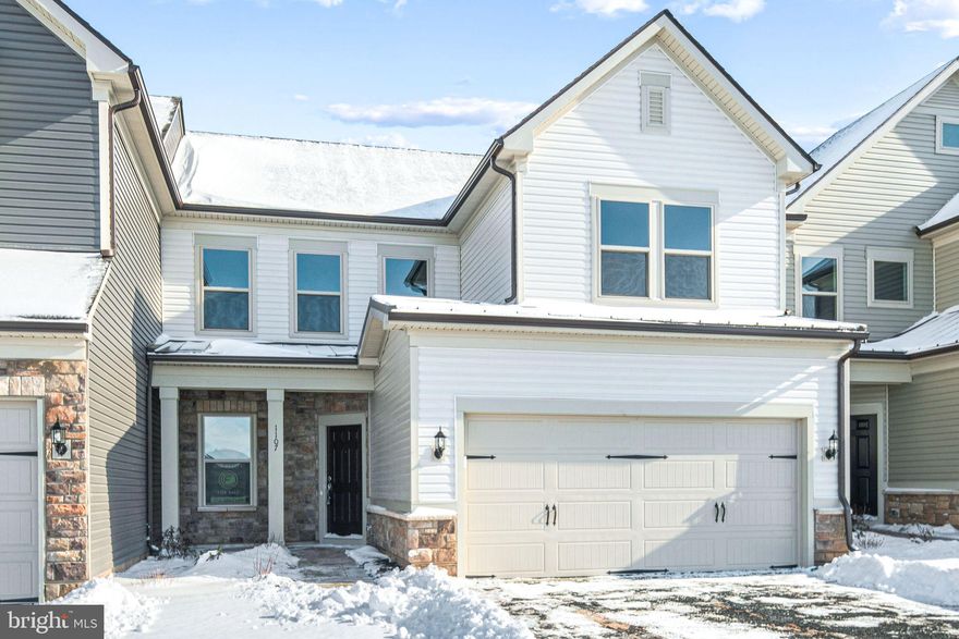Welcome to 1107 Wright St, a 3BR 3 bath brand new home located in the sought after Del Webb North Penn community in Hatfield, a premier active adult community. Here’s your opportunity to buy brand new construction without the wait! Fall in love with this move-in-ready home the moment you walk through the front door. Upon entering you'll notice the open floor plan featuring a spacious kitchen open to the dining and living rooms making entertaining so easy! Enjoy the chef-inspired kitchen, ideal for both everyday meals and entertaining guests. The kitchen features a high-end KitchenAid oven/range and dishwasher, an upgraded Kohler extra-wide composite sink, and a sleek Moen chrome faucet, ample counter space, and custom cabinetry in a warm gray color. The living room is a blank canvas to design your ideal gathering space. The large sliding glass door to the patio fills the room with lots of natural light. On this main level you'll find the spacious master suite featuring a luxurious master bath with quartz counters, lots of cabinet space, a glass enclosed shower with a seat and a large walk-in closet. Additionally, on this level you'll find the 2nd bedroom with access to the 2nd full bathroom and laundry area located across the hall from the main bedroom. Step upstairs to find a huge loft area ideal for your home office, additional living/entertainment space and a 3rd bedroom and 3rd full bath, as well as a storage area. This great townhome offers a carefree lifestyle featuring so many amenities awaiting you including an 8000+ sq ft clubhouse w/ fitness center, tennis, bocce and pickleball courts and a swimming pool. The association provides a low maintenance lifestyle with common area maintenance, landscaping of front, side and rear yards, entrance gates, snow removal of driveway aprons and sidewalks and trash/recycling all included in your monthly fees. Located just five minutes from the Pennsylvania Turnpike, this home offers easy access to the city center as well as nearby shopping centers, malls & theaters. Schedule your showing today!