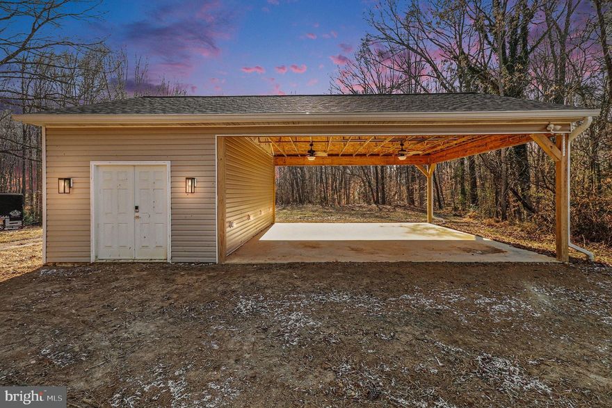 This exceptional 6.4-acre parcel offers the perfect balance of build-ready convenience and natural beauty. The primary homesite features a flat, open, and picturesque area—ideal for constructing your dream home with ease and flexibility. Already on the property is a well-built shed/carport equipped with electricity and exterior lighting, providing immediate utility for storage, equipment, or future expansion.

Beyond the homesite, the land gently transitions into a scenic natural setting, complete with a peaceful creek and a wooded hillside. This thoughtful blend preserves privacy and creates a natural habitat where wildlife, including deer, can still roam freely and gather at the water’s edge. Whether you envision a private retreat, a custom estate, or a homestead with room to breathe, this property offers the rare opportunity to enjoy both usable land and untouched natural charm—all in one beautiful setting.
CLOSE TO DOWNTOWN FREDERICKSBURG (10 mi), ALSO CLOSE TO DAHLGREN (18 MI)