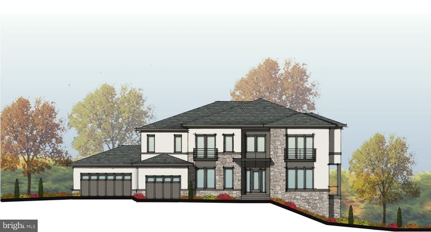 New home built on land after tear down with Keswick Custom Homes, 7 Car Garages. Call buyer agent with questions.