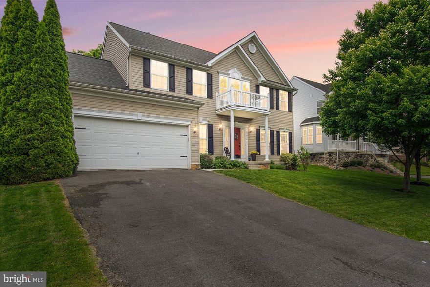 Luxury Single Family home in sought after St James Village North. Walk into your spacious two story foyer with laminate wood flooring. Formal living room off the foyer with crown molding. Kitchen with white custom cabinets with stylish black hardware, stainless steel appliance and custom walnut island with bar stool seating. The kitchen opens to your bump out morning room that is currently used as a dining area but also could be a sitting room. There is a formal dining room off the kitchen. Family room with lots of windows for natural light. Huge patio off your morning room is great for entertaining with custom lighting perfect for letting days run into nights and enjoying the stars and beautiful views of the farm in your fenced in backyard. Half bath on the main level. Owners bedroom suite with walk-in closet. Owners bathroom suite with sit-in tub for two & separate shower. Bedrooms 2-4 are a great size and share a 2nd full bathroom on the upper level. The basement is unfinished but has plenty of room for the next homeowner to design your very own custom space. Two car oversized garage. Great location close to shopping, restaurants and major highways.