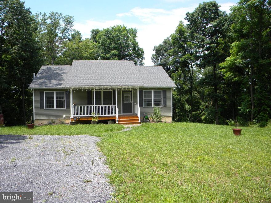 Great starter home or downsizing - 3 bedrm, 2 bath, rambler w/ deck on 1 acre, nice view off front porch, unfinished basement to create your own space, walk out basement w/ humidifier , laundry has wash sink, master bath w/ double vanity & walk in tile shower with 2 shower heads  Commute to NO VA or WInchester Animals in basement please do NOT let out - they try to escape but are Very Friendly