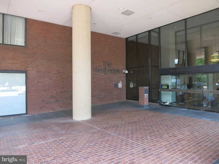 West End/Georgetown. One bedroom with 2nd BR/Den/office plus one and a half baths. Wood floors in living room, balcony. Kitchen with marble countertops and stainless steel appliances. There are two large closets in the main bedroom.  An in-unit Washer/dryer. This is an elegant building with 24-hour front desk, pool, gym. 
3 Blocks from Foggy Bottom Metro, Whole Foods. Trader Joe's, half a block. Gateway to Georgetown's Restaurants & shopping. Housing Vouchers welcome