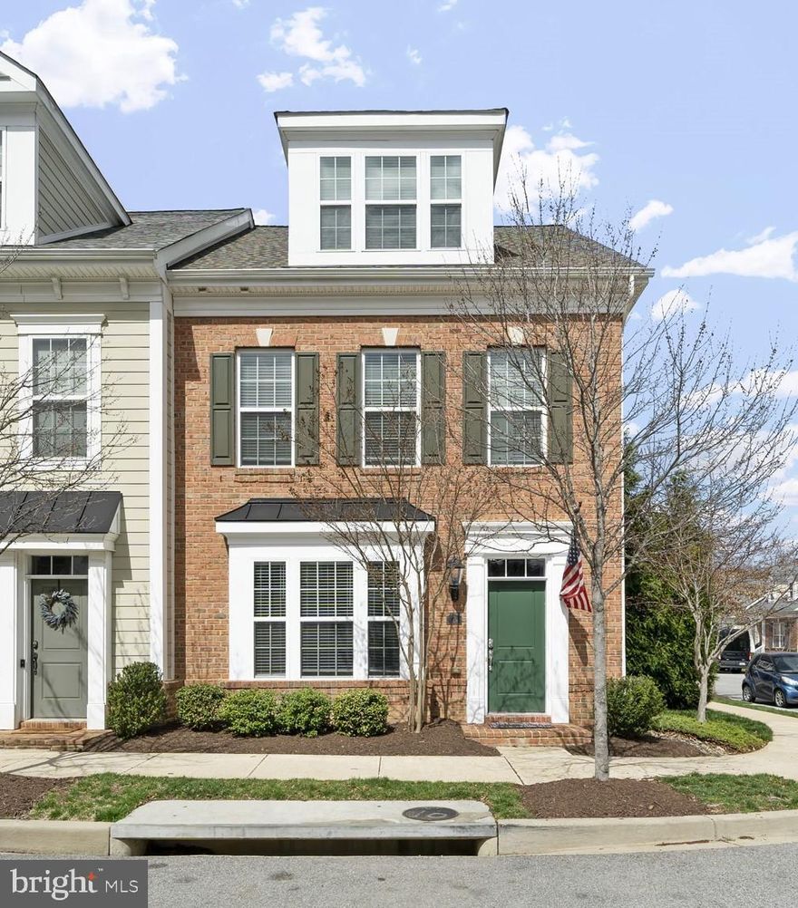 Welcome home to this beautiful brick end-unit town home in sought after Steeplechase!  As soon as you walk through the front door you will notice the pride the previous owner had in the house by how well maintained it is.  The main level offers an open floor plan that is perfect to entertain your friends and family.  The kitchen has a large island, tile backsplash, updated cabinetry, stainless steel appliances, and granite countertops.  Off of the kitchen is a large living area and a maintenance free deck.  This house has been freshly painted and  features 3 bedrooms, 3.5 bathrooms,  9 foot ceilings on all 3 levels, wood floors, a 2 car garage, large master suite with a sitting area and large walk in closet, and is conveniently located to schools, shops, restaurants, AFB, PAX and VA,  Steeplechase neighborhood also features plenty of walking/biking trails, a community pool, clubhouse, and a fitness center.  Come see how amazing this house truly is.  Contact me today for a private showing.