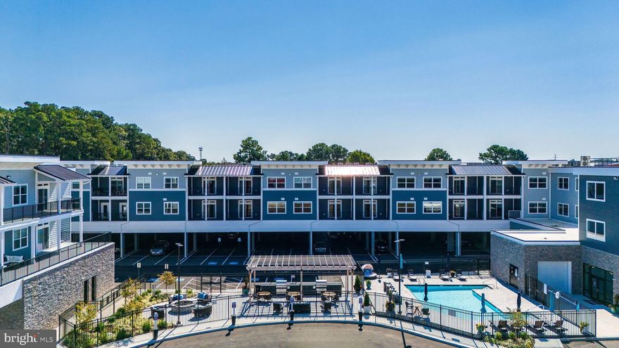 **Photos shown are of furnished sales model with the same floor plan.**Unique and limited opportunity to own one level new construction East of Route 1 in Rehoboth Beach, Delaware. These elegant upscale condos feature Quartz countertops, stainless steel appliances, 42 inch kitchen cabinets, butler's pantry and dry bar, led downlighting, walk in closets, coastal luxury flooring, nine foot ceilings, tile showers with glass enclosure, custom interior molding and doors, full size stacked washer and dryers and private balconies. The community amenities include a beautiful fenced in pool, outside grill, gazebo and firepit, gated covered parking spots, and an enclosed dog run. Residents also have private access to co-working spaces, conference rooms, a beautiful lounge space, a fitness center, a coffee station, storage lockers and a bike storage room. The building has two convenient elevators and common spaces for mail delivery and trash pick up.  Sales center on site open daily 10:00 am - 4:00 pm! The community is located within a quick walk or bike ride to the outlet center and Breakwater bike trails as well as a quick car ride to the beautiful coastal beaches and State Parks of both Rehoboth and Lewes. Unit 323 is the Retreat Floor Plan. Taxes to be determined.No water or sewer impact fees. Current incentives include Seller paid transfer tax and $17,500 in closing cost assistance or furniture package allowance with designer assistance. 5 Year American Home Shield Warranty now available - inquire for details.