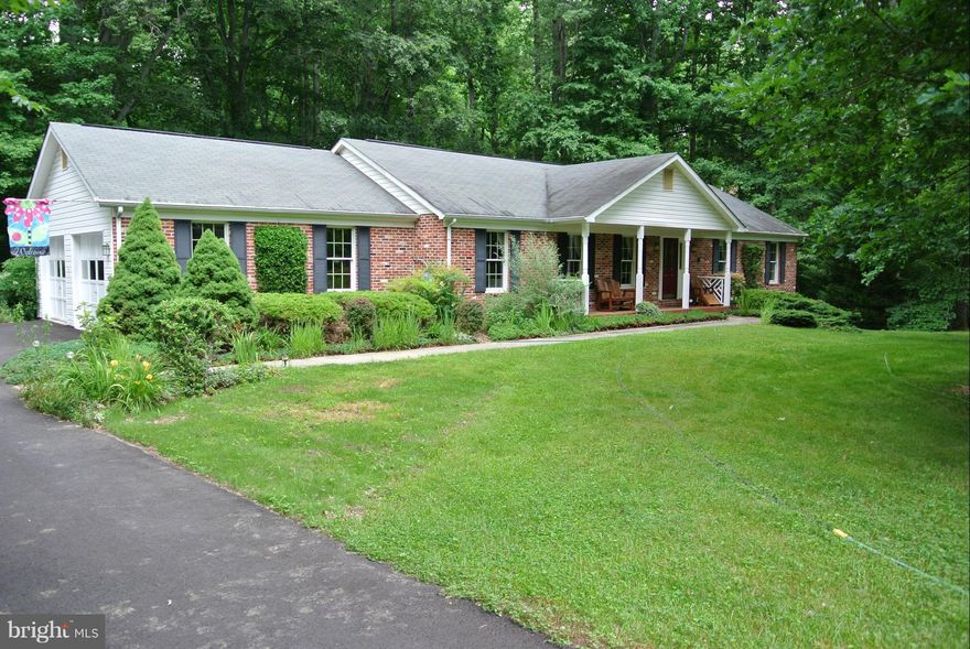 Charming Rambler on over 2 acres.  Huge Deck.  Open Floor Plan.  Lots of Space.  Great location for commuters.  Move In Ready.  Tastefully Decorated.  Close to Shopping and Schools.  Eligible for 100% USDA Rural Development Financing.