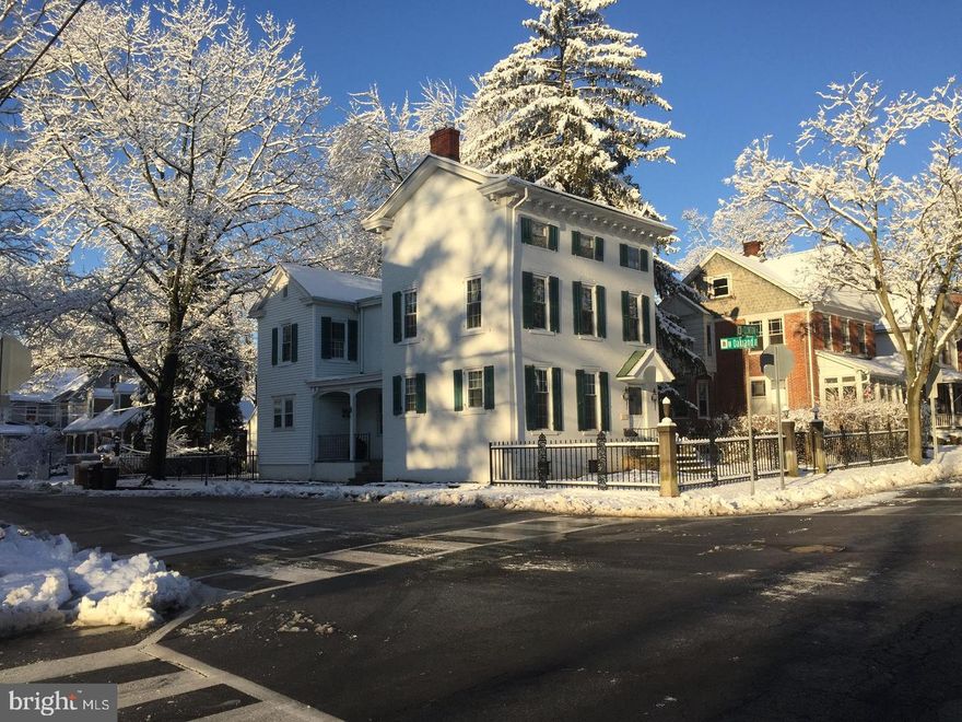 Large and spacious with fountains and a large patio in the back yard. Beautifully renovated with hard wood floors throughout. 3rd Floor and one of two garage bays remain in use for owner storage.