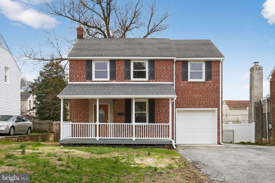 Fully renovated 3-bedroom, 1.5-bath two-story home offering a strong combination of modern updates and functional living space. Features include an attached garage, oversized driveway, and a large, welcoming front porch that enhances curb appeal. The main level offers a bright living room, dedicated dining area, and a completely renovated kitchen with granite countertops, tile backsplash, stainless steel appliances, and new cabinetry. A rear door off the kitchen provides direct access to the deck overlooking the backyard—ideal for entertaining or everyday use. Upstairs includes three well-sized bedrooms and a fully renovated bathroom. The newly finished basement adds valuable living space with a family room, powder room, laundry area, and additional storage, complete with egress for safety and flexibility. Additional upgrades include a new HVAC system, providing efficiency and long-term value. The seller is a licensed real estate agent.