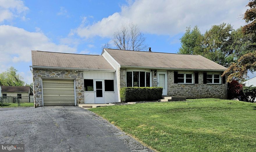 What an a great home on an awesome lot priced to go quick! Enter this ranch home thru the living room which boasts a bay window. Step back into the dining area and into the updated kitchen, all overlooking the beautiful, large, fully fenced back yard.  3 bedrooms and a full bath are also on the first floor.  Carpet was just replaced (over hardwoods).  Beautifully finished basement also has lots of recessed lighting, a nice closet and an awesome full bath too. Central air new in 2024, heater 2020 and house also has seamless gutters & down spouts,  100amp electric service (20 amp breaker dedicated just for garage) w/extra space in panel, 2-zone heating, great extra storage in garage over breezeway, pull down steps to floored attic (w/attic fan), an extra large (6+ car) driveway, and more! Come see!! Great house on a lovely street with an awesome yard! Professional photos to follow.