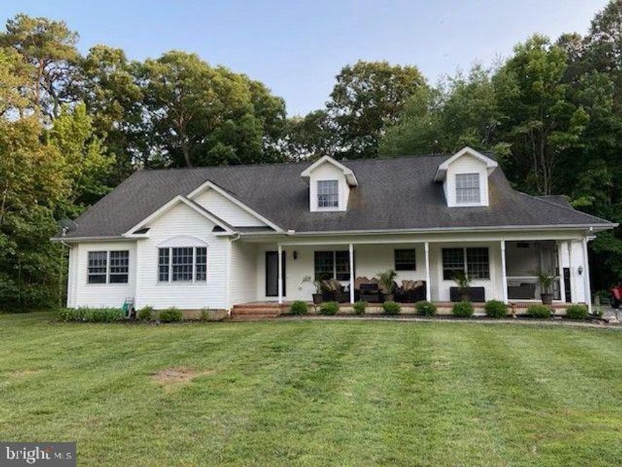 Truly a rare find. Visit this stunning home on Kent Island, Maryland’s Eastern Shore! You will instantly fall in love with this beautifully designed property with views of Mallard Pond from the spacious front porch and screened in side porch. While blending with the inspiring natural surroundings, this home is designed for comfort, serenity and hospitality. Built in 2000, this home has almost 2000 square feet of living space with a 2-car garage, on 1.1 acres. The rough in second floor has the potential for three additional bedrooms and a full bath. The open floor plan is perfect for entertaining. The Primary bedroom features a walk-in closet and full bath with soaking tub. Two other spacious bedrooms have vaulted ceilings and share a full hall bath. Kitchen has Granite counter tops and all updated appliances. Low maintenance exterior makes this gorgeous home as easy to live in as it is to look at. The furnace is only 4 years old. Come see this property and sit and relax all while watching the ducks, geese and deer play in your Eastern Shore oasis. Public Golf course is a short walk away, as is the Kent Island trail, waterfront access parks, piers and a stone’s throw from Eastern and Chesapeake Bay. The community owns the Mallard Pond, surrounding woods/land, so your peaceful views are preserved! Make an appointment now!