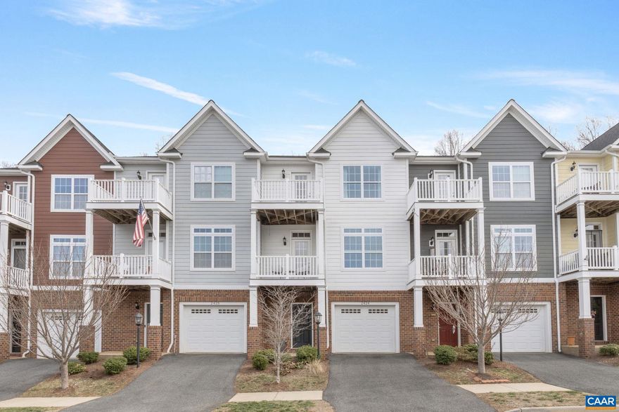 Come see this like new townhome built by Southern Development minutes to downtown Charlottesville. This home features high quality finishes with an expansive kitchen open to the dining & great room. Perfect for entertaining both in and out with a fenced yard & two porches with beautiful mountain views. In addition, you'll enjoy the finished rec room & half bath in the basement including a 1 car garage. The backyard is private and backs up to open space. You will not want to miss this EcoSmart McIntire townhome; one of the most popular plans. Open House Saturday & Sunday 1-3.