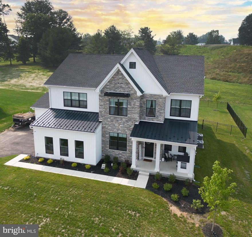 If HOME is your favorite four-letter word, then have I got one for you!  This home is a showcase among many spectacular estate homes in the sought after Toll Brother's Reserve at Center Square Community, but this one is available NOW, today, that's right!  You don't need to wait for a November delivery, you can move into this beautiful, turn-key, LUXURY personified, Rowling Modern Farmhouse.  This  thoughtfully designed home offers 3800 SQ FT with 5 well-appointed Bedrooms--including an en-suite on the Main Level which is perfect for an au-pair, your outlaws or when you have out-of-town guests for the weekend.  You'll be impressed with the high level of upgrades throughout the home, but the Great Room featuring a gas fireplace and Chef's Kitchen is where you might say your next four-letter word:  L O V E!  Yep, you're going to fall in love with this tastefully curated home featuring an enormous center island topped with exquisite quartz and enough seating for all your friends as they observe your kitchen prowess working the impressive range highlighted with a pot-filler to help expedite feeding all those hungry guests. Working from home isn't an option, it's a must, so you'll enjoy the extra quiet space to work in the Main Floor STUDY or 2nd Floor Loft; either way, options are nice. Formal Dining Room offers a taste of TRADITIONAL to this Modern Farmhouse and a spot to display your furniture, but the Open Floor Plan with a modern twist makes this design hard to beat.  Three car garage, fenced in rear yard  and numerous upgrades displayed during your tour will affirm all the reasons WHY you'll want to call this gently used home YOURS! Quick access to the super charming town of Skippack with a myriad of shops and restaurants, and only minutes from Blue Bell offering numerous shopping and dining options too.  Don't wait to call this home YOURS...Schedule your showing TODAY!