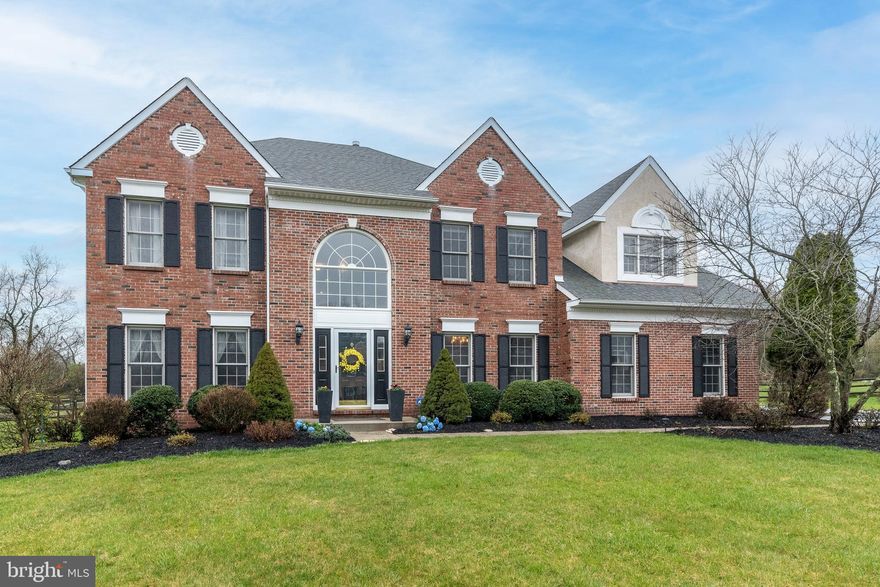 Welcome to your dream home! This stunning large brick front colonial exudes elegance and comfort at every turn. Boasting meticulous attention to detail and luxurious upgrades throughout, this home is the epitome of refined living. Step inside and be greeted by the spacious foyer, where hardwood floors lead the way into the heart of the home. 
The expansive eat-in kitchen is a chef's delight, featuring 42” cherry cabinets, Corian counters, a large pantry, and a butler's pantry complete with a wine fridge and wine rack perfect for entertaining guests in style. The updated laundry room offers convenience and functionality with built-in cabinets and drying racks, making chores a breeze. With a large 3-car garage, storage concerns are a thing of the past.
Unwind in the formal living room, currently utilized as an office, adorned with French doors for added privacy. The adjacent dining room impresses with chair rail and crown molding, setting the stage for memorable gatherings and special occasions.  Relaxation awaits in the family room, highlighted by a stone fireplace and soaring vaulted ceilings, creating an inviting atmosphere for cozy evenings with loved ones.
Venture upstairs to discover four generously-sized bedrooms and three full baths, offering both comfort and convenience for the entire family.  The main bedroom has a sitting room, two walk-in closets and a linen closet.  
Prepare to be amazed by the lower level's stunning finished basement, designed for entertainment and recreation. Featuring a bar, pool table, exercise room, cedar closet, gas fireplace, full bath, and surround sound, this space is an entertainer's paradise.
Outside, the large-fenced backyard beckons for outdoor enjoyment, complete with a Flagstone patio, perfect for al fresco dining and relaxation.  When the holidays come around, you won’t have to worry about extension cords as this home comes equipped with the Holiday Lighting package.  With its impeccable craftsmanship, thoughtful design, and abundance of amenities, this exceptional property offers a lifestyle of luxury and sophistication. Don't miss the opportunity to make this your forever home! Schedule your private tour today.