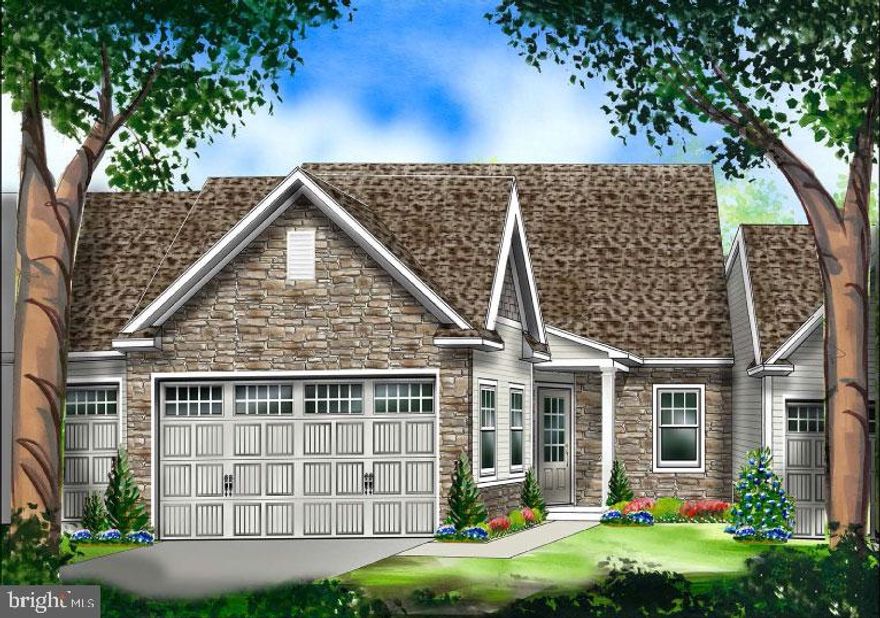 EG Stoltzfus Luxury End Unit One Story Townhome ''The Clairmont'' 2 Bedrooms, 2 Full Baths, Including a First Floor Owners Bedroom with Private Bath and Large Walk-in Closet, 9' Main Floor Ceilings, Open Kitchen with Recessed Panel Cabinets, Laundry Room on First Floor, Sunroom, 2 Car Garage, Covered Front Porch, and Private Patio...Hurry There's Still Time To Customize and Make This Your Dream Home!