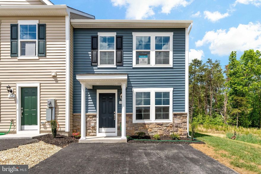 ***OFFERING UP TO $13,000 IN CLOSING  COST ASSISTANCE WITH THE USE OF PREFERRED LENDER AND TITLE***CONTACT CO-LISTING AGENT FOR ADDITIONAL INCENTIVES.
Immediate Delivery! Don’t miss this stunning end-unit townhome that back to woods! Step inside to an open-concept layout featuring a large kitchen with a spacious 8-foot island, sleek Quartz countertops, and upgraded willow-colored cabinets. Luxury Vinyl Plank flooring throughout the main level, which also includes a bright morning room—perfect for casual dining or entertaining. Out back, enjoy a private yard with an attached storage shed for added convenience. Upstairs, the large primary suite includes a walk-in closet and walk in shower with upgraded tile and a glass shower door. Two additional bedrooms, a full hall bath, and a laundry room located on the upper level.