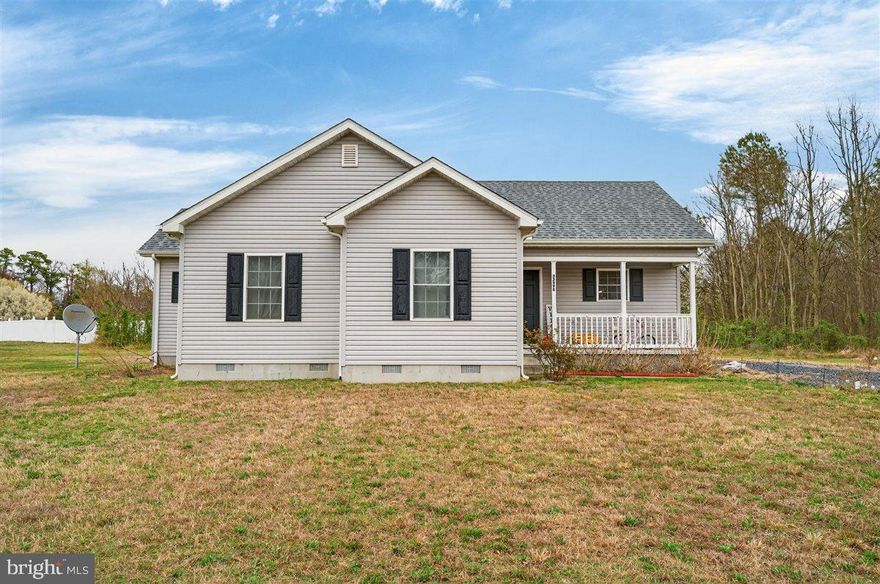 Move right into this 3 bed, 2 bath ranch home located on a large, one acre lot! This property offers a bright, open living area and a spacious kitchen with dining area. There are three large bedrooms and two full bathrooms, perfect for guests or an office. Schedule your tour today!