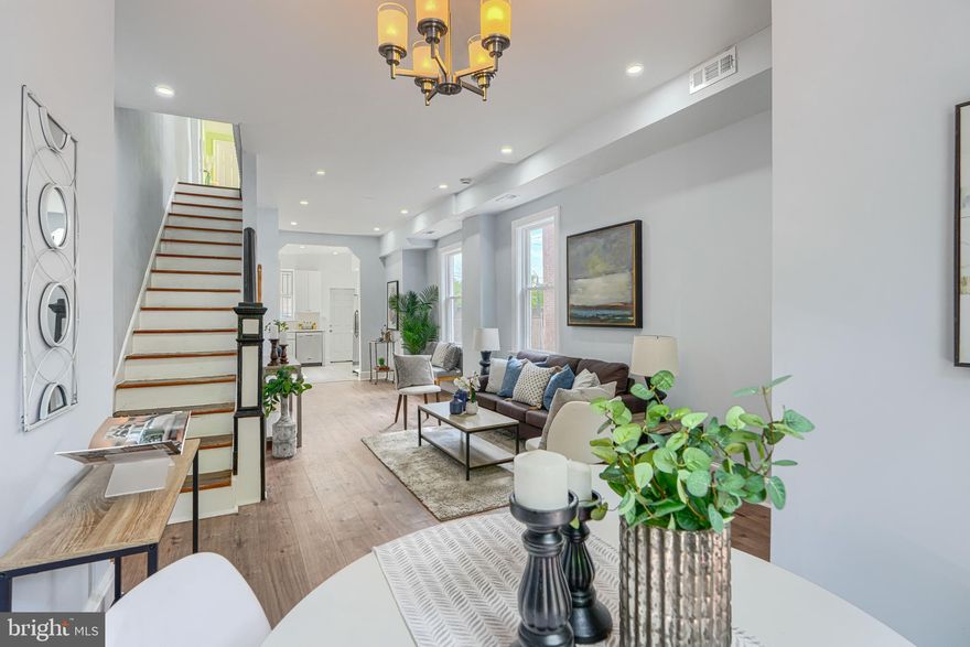 Step into modern comfort with this beautifully renovated gem at 427 E 27th Street, nestled in the heart of Baltimore. Close to Hopkins, This 3-bedroom, 2-bathroom home has been thoughtfully upgraded from top to bottom, blending contemporary finishes with timeless charm.

The spacious layout offers a seamless flow, perfect for both relaxed living and entertaining. The kitchen boasts stylish updates, while the two full bathrooms showcase sleek, modern fixtures. Upstairs, you’ll find three bedrooms, each bathed in natural light.

Outside, the large backyard is a rare find in the city—a private retreat with endless possibilities, from hosting summer barbecues to creating your own garden oasis. There’s even the opportunity to add parking in the rear, thanks to the oversized alley access—an invaluable perk for urban living!