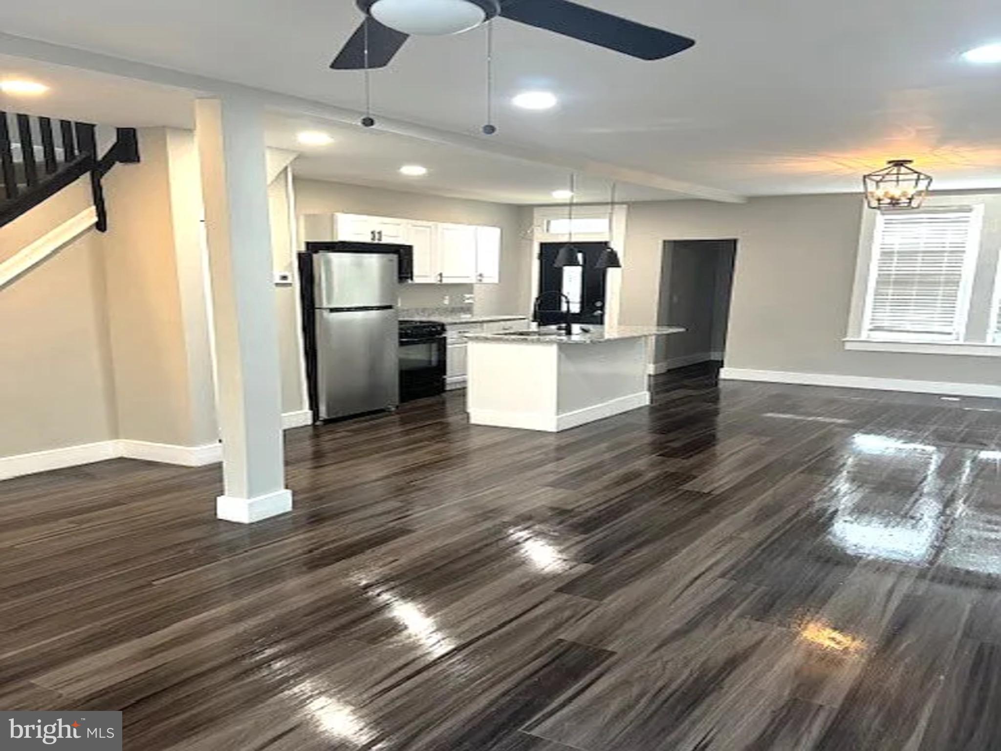SPECIAL PROMOTION! Landlord is offering 50% off first month's rent for qualified applicants.
Welcome to 3617 W Garrison Ave – beautifully updated and move-in ready! This spacious 3BR, 2BA rental offers modern finishes, generous living space, and a convenient location in the heart of Baltimore.
Step into a bright, open-concept main level with gleaming hardwood floors and recessed lighting throughout. The updated kitchen features granite countertops, stainless steel appliances, subway tile backsplash, and a center island with seating—perfect for everyday living and entertaining.
Upstairs, you’ll find three well-sized bedrooms and a full bath with sleek, modern finishes. The finished lower level includes a second full bath, laundry area, and flexible space ideal for a rec room, home office, or guest area.
Enjoy a private rear yard and covered front porch—great for outdoor relaxation. Central A/C throughout the house and connections are available to install washer and dryer in the basement.
Conveniently located near public transportation, major commuter routes, shopping, and schools. Professionally managed—schedule your tour today!