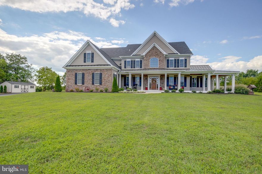 Stunning 5 BR 5 BA custom home on 3.5 acres w/in-ground salt water pool. Home boasts HW floors & extensive molding throughout. Gourmet kitchen w/ granite counter tops & SS appliances. Expansive master suite with W/D hook up & rough-in for wet bar. Energy efficient features & Icynene foam insulation. Huge finished basement & outdoor space perfect for entertaining. Listed below appraised value.