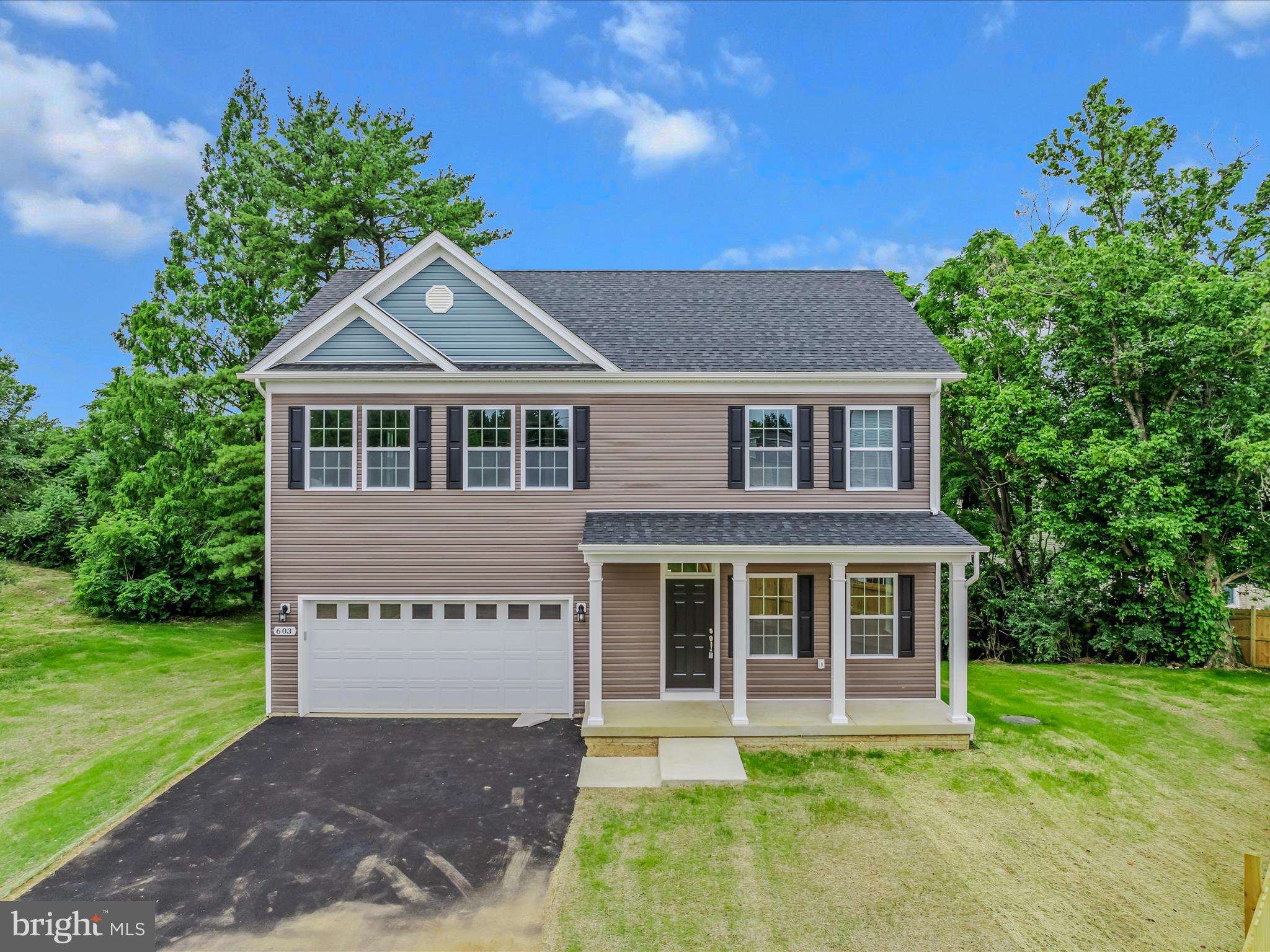 BRAND NEW and move in ready! This flawlessly constructed with attention to detail custom home offers 5 bedrooms and 3 baths. The home features a bedroom on the main level, upgraded cabinetry, stainless steel appliances, quartz countertops- in kitchen and all bathrooms, a 12’x12’' deck, luxury vinyl plank and tile flooring, primary bedroom has a tray ceiling with crown molding and bathroom to have a nice tile shower with a bench seat, Fully fenced in back yard and a unfinished walkout basement. Conveniently located. Builder is providing a 1-year Home Warranty. This is a must see! Call today for details!
