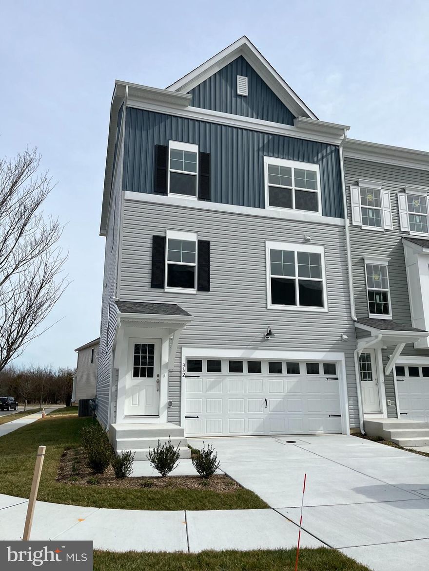 SOLD! 4 story end unit townhome, built by Baldwin Homes! 4BR, 4.5BA, 2 car garage, over 2800 sf of finished living space, multiple interior living areas, spacious and open concept built for TODAY'S buyers!! With the patio off the first level, the large deck off the kitchen, and the rooftop deck, there is plenty of exterior space to gather! Ellendale offers an array of amenities, clubhouse, pool, splash pad, tot lot, walking trail, fishing pier, and it's minutes to the Chesapeake Bay Bridge. Eventhough this home is SOLD - we have others available!! Call us!!