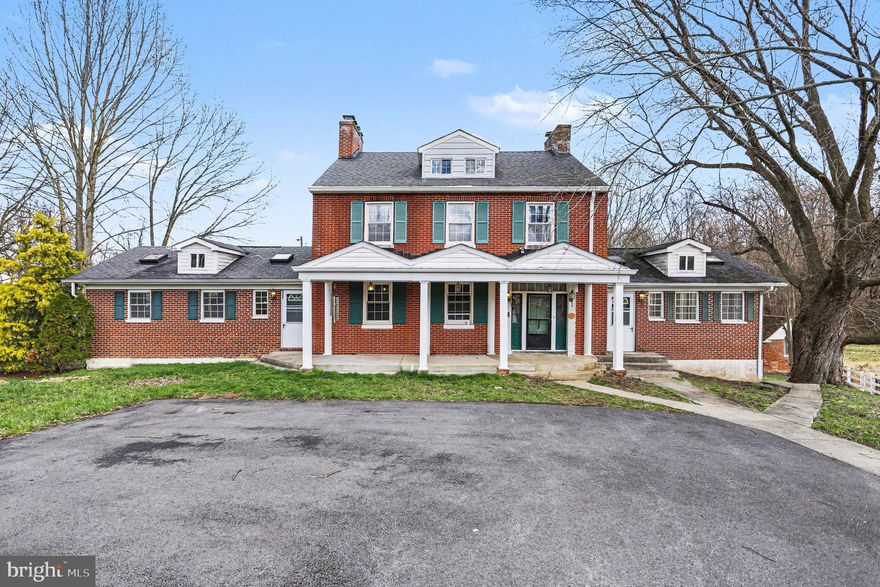 Auction Property. In Collaboration with Alex Cooper Auctioneers. List price is Opening Bid at The Online Only Auction Sale to Be Held on The Auctioneers Website – Bidding begins Saturday, April 4, 2026 & ends Thursday, April 9, 2026 at 12:00 PM.  Grounds include a bank barn with animal stalls, fenced pastures, multiple outbuildings, and a picturesque pond—ideal for a variety of agricultural or recreational uses. The single-family home features over 5,020± square feet of above grade living space across four levels. It includes 4 full bathrooms and 1 half bath, providing ample space and flexibility for multi-generational living. The kitchen retains its historic charm with original wood flooring and a fireplace, complemented by stainless steel appliances and an island with an electric cooktop. The primary suite offers vaulted ceilings, a fireplace, a spacious walk-in closet, and a large unfinished en-suite bathroom ready for customization. The lower level includes a sizable unfinished family room with a fireplace, offering additional expansion potential. An indoor therapy pool is also present; condition is unknown. Additional features include a two-car detached garage and multiple fireplaces (five total; conditions unknown). Mechanical systems include ductless mini-split units, an oil boiler, and electric air conditioning (conditions unknown). The property includes an above-ground oil tank, as well as 2 additional fuel tanks with unknown contents. Conveniently located with easy access to Frederick, Baltimore, and Washington, D.C., this property presents a unique opportunity to restore and personalize a historic home in a highly desirable setting. Please note: The property is being sold "AS IS," including the contents of the house and outbuildings. The home requires major renovations, providing a tremendous opportunity to restore an old residence. DO NOT enter property without appointment.