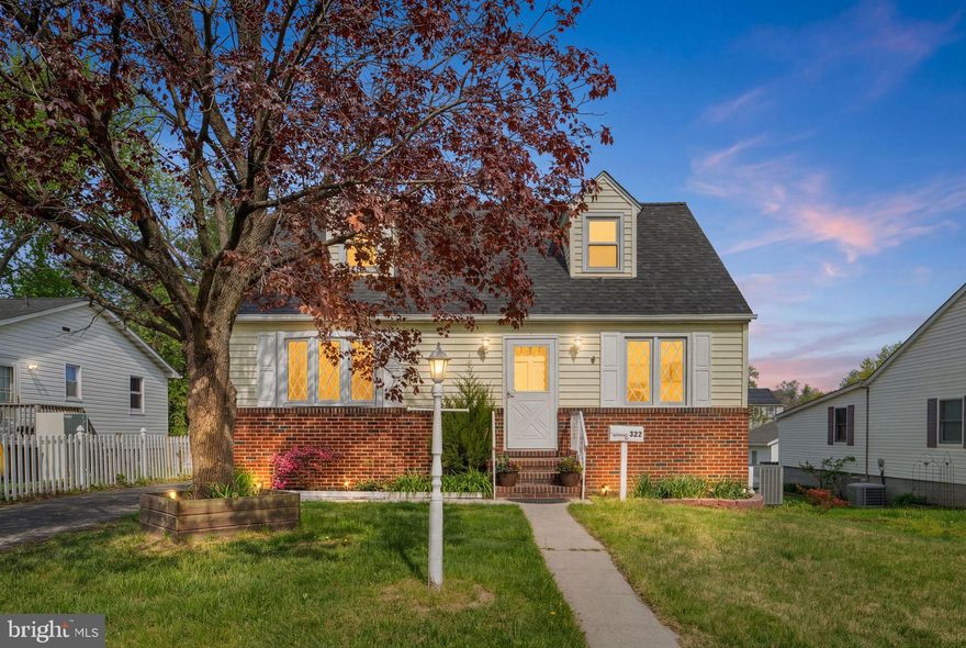 OPEN HOUSE Sunday, 4/26 from 1:00–3:00pm. No showings prior to the open house as final preparations are being completed.
Charming 3-bedroom, 2 full bath Cape Cod in the Riviera community, just blocks from the Chesapeake Bay. This move-in ready home features a newly renovated kitchen with quartz countertops, new cabinetry, brand new stainless steel appliances, recessed lighting, and under-cabinet LED lighting. Professionally painted from top to bottom with updated light fixtures and newly refinished natural wood floors on the main and upper levels.
The main level offers a bedroom and full bath, along with a living room, dining room, and kitchen. The upper level features classic Cape Cod dormered bedrooms, a full hall bath, and abundant natural light. Both full bathrooms showcase classic 1960s design, reflecting the craftsmanship of the era and maintained in excellent condition.
The fully finished walk-out basement with durable new LVT flooring provides additional living space, ideal for recreation, and includes a large laundry area, bonus/flex room for office, craft room or guest room, and storage closets. Enjoy the large, fully fenced backyard complete with a patio, fire pit, and storage shed.
Roof replaced this year with architectural shingles and a transferable warranty. Additional updates include a newer hot water heater, washer, and dryer. Built in 1968, this home reflects the solid construction and quality workmanship of its era, thoughtfully blended with modern updates.
Excellent location with convenient access to Fort Meade (approximately 25 minutes), downtown Annapolis (approximately 20 minutes), and Baltimore (approximately 30 minutes).