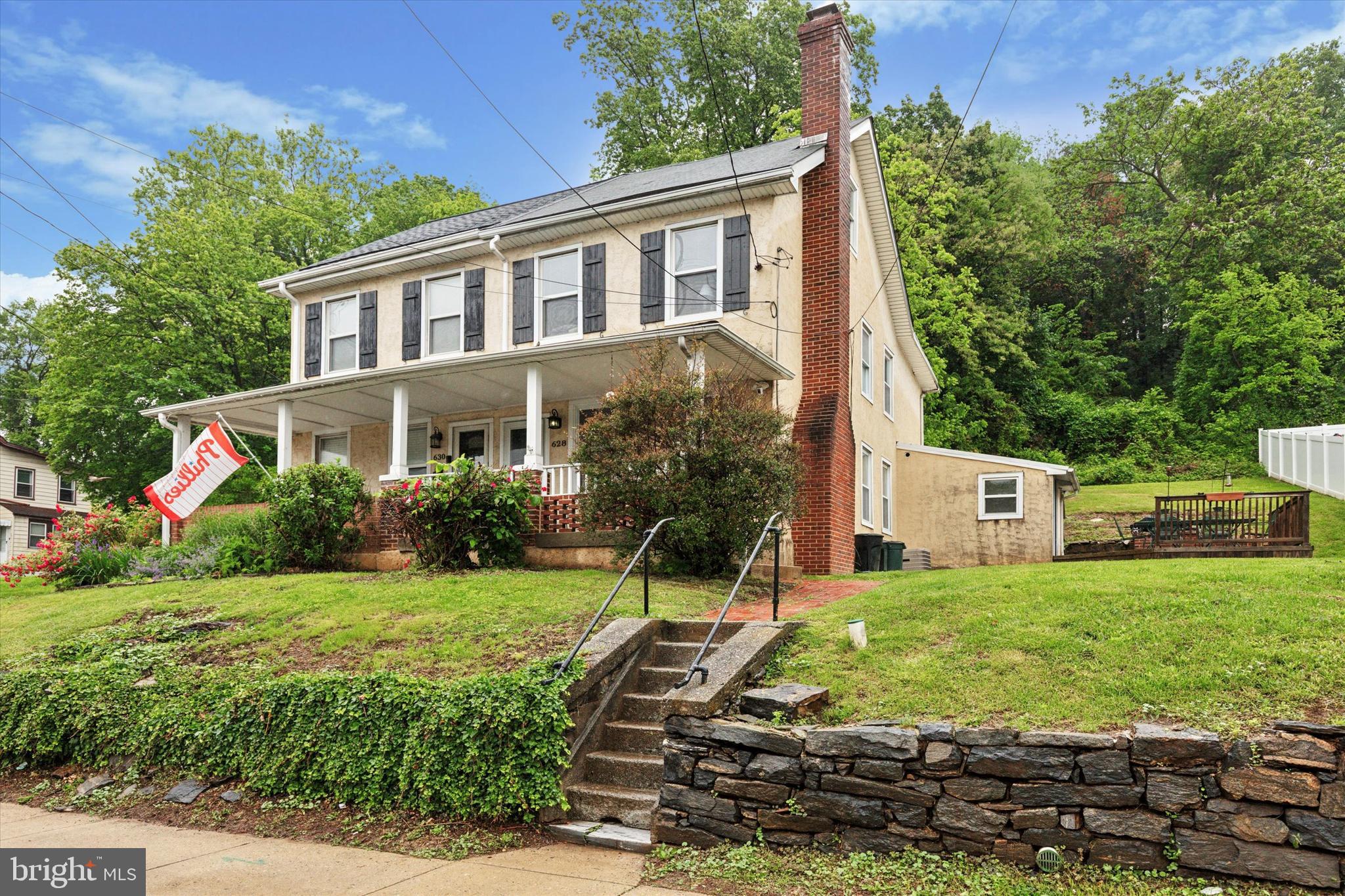 Renovated 3-Story Home in the Heart of West Conshohocken
Welcome to this beautifully updated 3 Bed/ 2.5 Bath Twin-Home nestled in the highly sought-after borough of West Conshohocken — Double wide Lot w' yard and deck. Freshly Painted and a perfect blend of charm, modern comfort, and unbeatable convenience. From the moment you step onto the inviting front porch, you'll feel right at home.
The first floor boasts an open-concept living and dining area, featuring rich hardwood flooring, a cozy wood-burning fireplace, and sunlit windows that create a warm and welcoming space — ideal for both entertaining and everyday living.
The Gourmet Kitchen is a chef’s dream, showcasing sleek granite countertops, brand-new stainless steel appliances, and classic ceramic tile flooring. Just off the kitchen, you’ll find a mudroom with laundry facilities, a convenient half bath, and direct access to the rear deck — perfect for morning coffee or summer gatherings with friends and family.
Upstairs, the second level offers a private primary suite, complete with a walk-in closet, spa-like en suite bathroom featuring a glass-enclosed shower, marble vanity, and elegant finishes. A second spacious bedroom and a full hall bath complete this level.
On the third floor, you'll find a versatile loft-style bedroom that can easily serve as a home office, creative studio, or guest space — with natural light pouring in and ample room for your needs.
Also this is a double-wide Lot - rare in the Borough.
Enjoy the walkable lifestyle with local parks, restaurants, coffee shops, and public transportation just a short stroll away. West Conshohocken is a strategic location providing easy access to major highways, Center City Philadelphia, and all the amenities of the Main Line.
Community Parking Lot across the street.
This turn-key gem is move-in ready and perfect for homeowners or investors alike. Don’t miss this rare opportunity to own a stylish and modern home in one of Montgomery County’s most desirable communities.