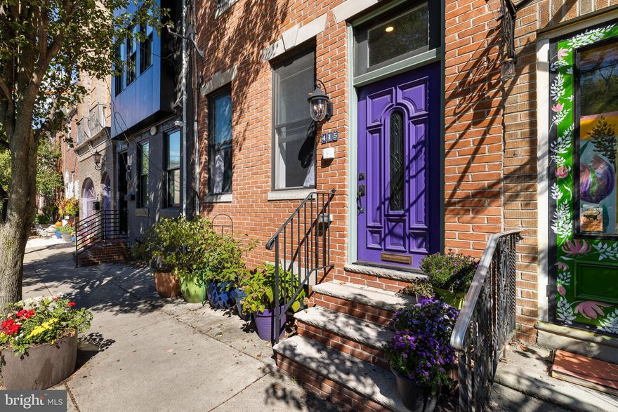 Every corner of this Queen Village home was meticulously crafted with care and attention by the current owner in 2007, and it has been lovingly maintained ever since. You'll instantly feel the same warmth and connection they’ve experienced. The unbeatable location places Weccacoe Playground and Park right at your doorstep, and it’s just a few blocks from Meredith Elementary, one of Philadelphia’s top schools.
This timeless three-story brick home blends seamlessly into the block, giving it the charm of a classic neighborhood fixture. Inside, the home exudes both coziness and elegance, featuring high ceilings, open stairs, wood floors, large picture windows, and an abundance of natural light. The open floor plan flows beautifully, complemented by a finished basement, convenient elevator, and one-car parking at the back.
Upon entering the living room, you’re greeted by a striking staircase leading into a spacious dining area and a well-appointed kitchen with solid cherry cabinets, an island, and a buffet area. This floor also boasts a half bath, access to the elevator, and a mudroom space by the rear entrance.
The second floor offers a laundry closet, hall bath, and three generously sized bedrooms, perfect for accommodating your household or creating home office space. The third floor is a private retreat with a luxurious ensuite bedroom, oversized closet, and a private bath. Step out onto the rooftop deck to enjoy your morning coffee, evening drinks, or simply unwind in a tranquil setting.
Additional features include a basement storage area with a large sink, a paver patio/parking area out back, and a gated bike storage area by the back door. Living in Queen Village means being part of one of Philly’s most cherished neighborhoods, with a walk score of 97, placing you in the heart of everything the city has to offer. This is more than a home; it’s a community filled with pride and character. Schedule your tour today!