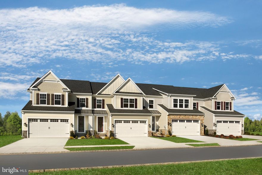 Luxury  townhomes in a spectacular estate setting near Rt. 100, 202, the 322 bypass, and West Chester Borough. You can have the best a single-family home has to offer with  large and inviting spaces, lots of light, plenty of closet space AND have the convenience and practicality of townhome living. NVHomes Northshire makes it easy. Enter to the first level and youll be greeted by the open and airy flex room, perfect for formal dining; or choose the study for work-from-home convenience. The kitchen is open to the great room and a casual dining space. A family arrival center and powder room is tucked away making clutter a thing of the past. Upstairs a loft makes a cozy private gathering space while still leaving plenty of room for large bedrooms, a hall bath and a full laundry room. The owners bedroom is a private retreat and boasts a spa-like owners bath and huge walk-in closet with mirror. To top it off, your included finished basement and full bath offers even more space and versatility for entertaining, fitness or relaxation. Youre going to love the Northshire at Greystone!