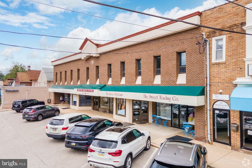 1678+/- sq.ft. second floor office space in elevator building.  First class well maintained building.  Large parking lot.  Convenient to Main Line, Center City and Expressway.    $20.95/sf plus parking lot maintenance at $2/sf plus $50/month water.  UNDER NEW MANAGEMENT